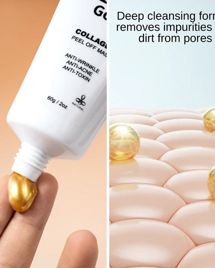 24K Gold Peel-Off Face Mask for Radiance & Deep Cleansing | Ammuri