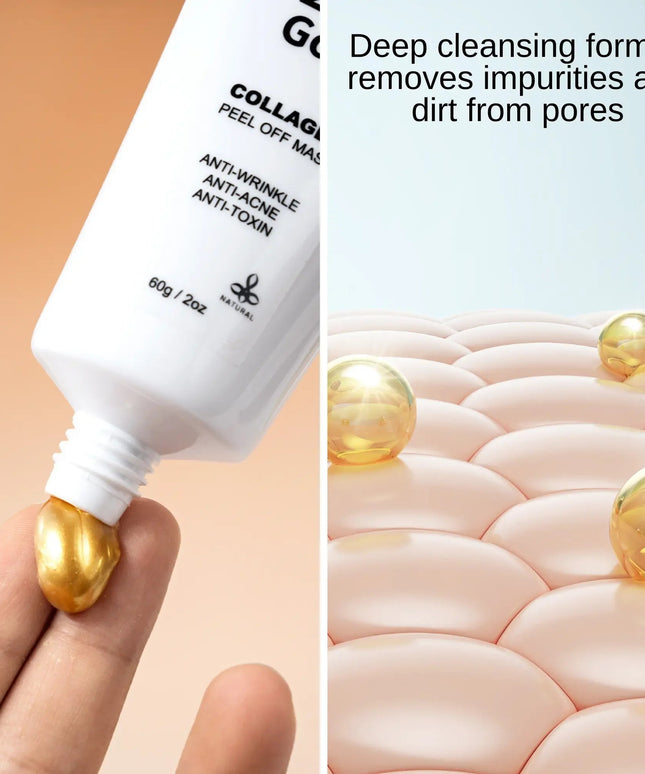 24K Gold Peel-Off Face Mask for Radiance & Deep Cleansing | Ammuri