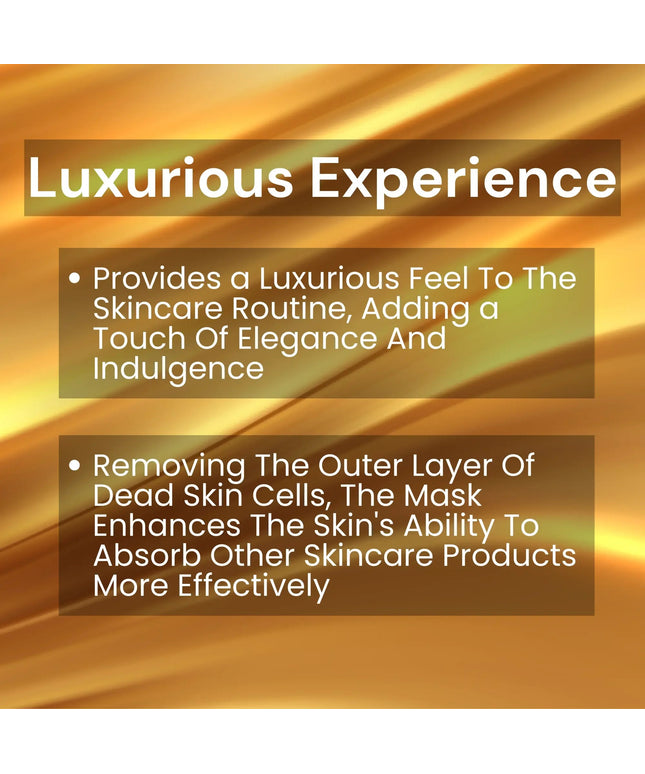 24K Gold Peel-Off Face Mask for Radiance & Deep Cleansing | Ammuri