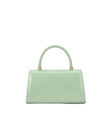 Mint Top Handle Small Handbag with Chain
