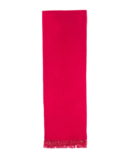 Fuchsia Pashmina Shawl with Beaded Tassels