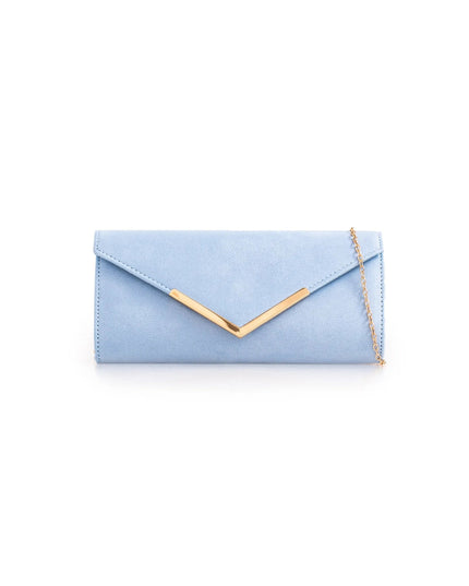 Serenity Suede Envelope Clutch Bag-0