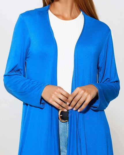 Royal Blue Waterfall Cardigan