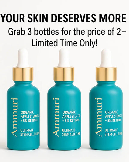 24-Hour Retinol 5% Serum with Apple Stem Cell | Anti-Ageing & Skin Renewal | Ammuri Beauty-2