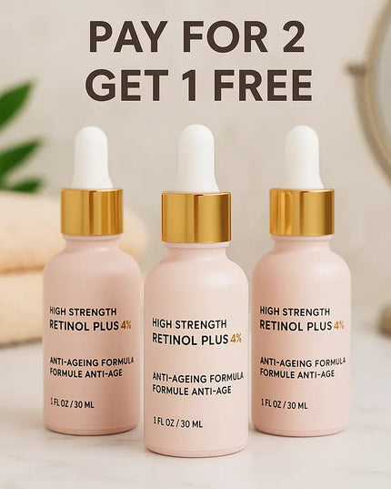 High Strength Retinol 4% Plus Serum for Wrinkles, Fine Lines & Dark Spots – 3 Pack (30ml Each) | Ammuri-0