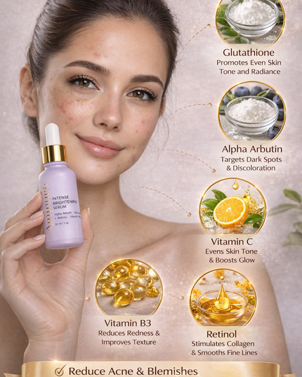 Kojic Acid & Alpha Arbutin Dark Spot Corrector Serum | Fade Hyperpigmentation | Ammuri