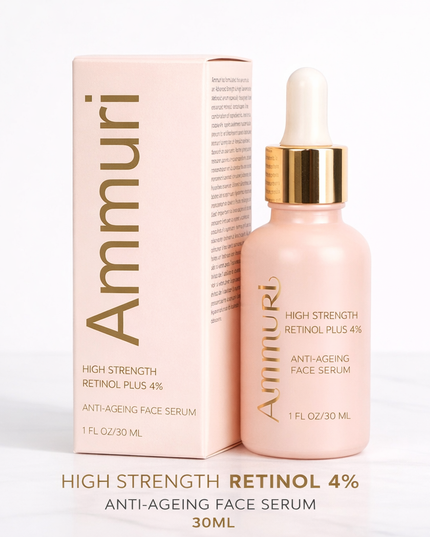 High Strength Retinol 4% Serum for Wrinkles & Dark Spots (30ml) | Ammuri