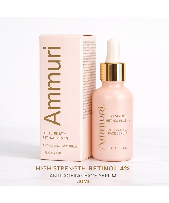 High Strength Retinol 4% Serum for Wrinkles & Dark Spots (30ml) | Ammuri