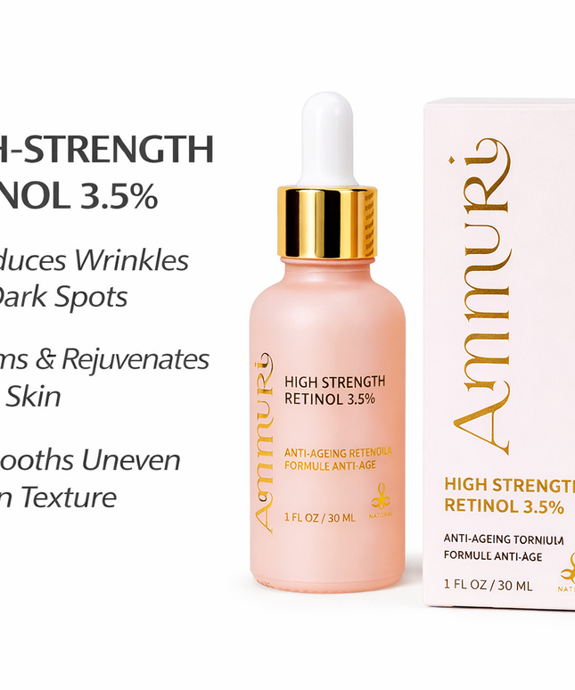 High Strength Retinol 3.5% Serum for Anti-Ageing & Skin Firming | Ammuri