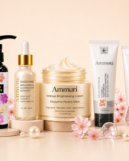Complete Brightening Skincare & Beauty Set | Nourish, Treat & Glow | Ammuri-0