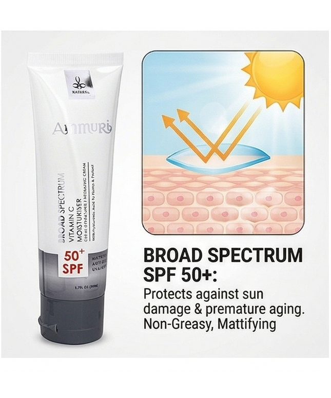 Retinol 5% Serum & SPF 50 Cream Set for Anti-Ageing Day & Night Skincare Routine | Ammuri