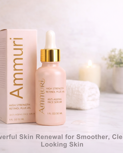 High Strength Retinol 4% Serum for Wrinkles & Dark Spots (30ml) | Ammuri