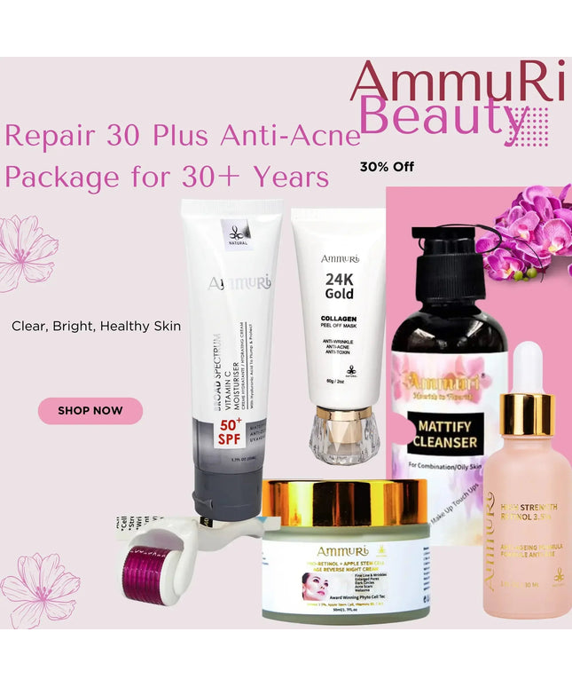 Blemish-Prone Skin Skincare Package for 30+ | Ammuri