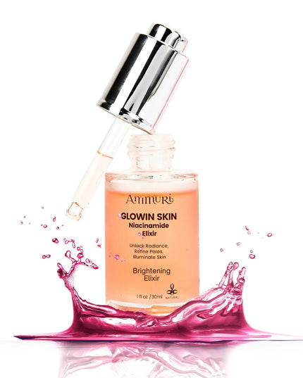 Niacinamide Brightening Face Serum for Dark Spots & Uneven Skin Tone | Ammuri