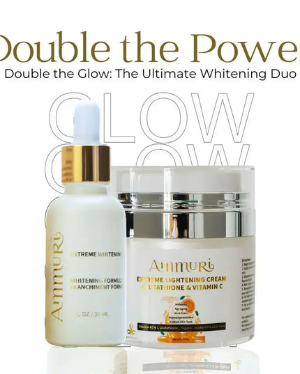Brightening Cream & Serum Set for Radiant & Even Skin Tone | Ammuri-1