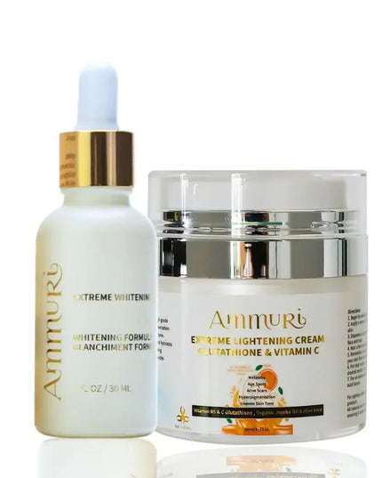 Brightening Cream & Serum Set for Radiant & Even Skin Tone | Ammuri-0