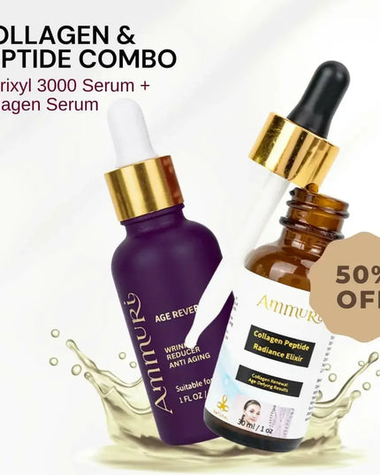 Collagen Peptide Skincare Elixir Set for Firming & Youthful Skin | Ammuri-3