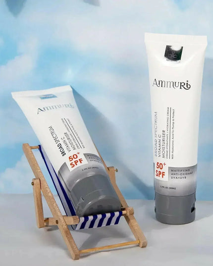 Vitamin C Day Serum SPF 50 – 7-in-1 Moisturiser for Brightening & Protection | Ammuri