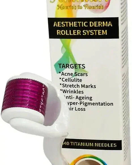 Titanium Derma Roller System for Microneedling & Skin Rejuvenation | Ammuri