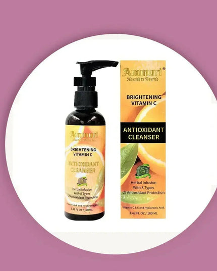 Vitamin C Facial Cleanser for Brightening & Antioxidant Protection | Ammuri