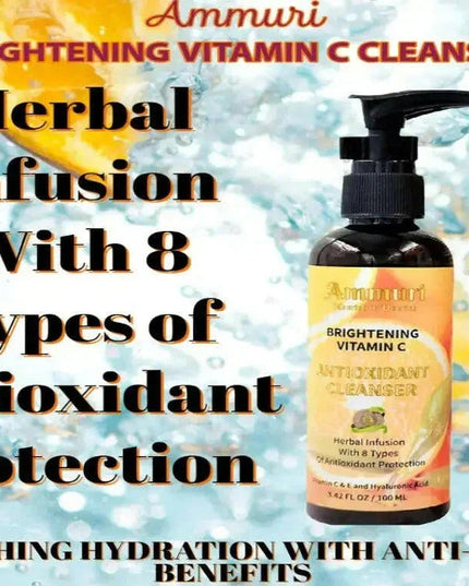 Vitamin C Facial Cleanser for Brightening & Antioxidant Protection | Ammuri