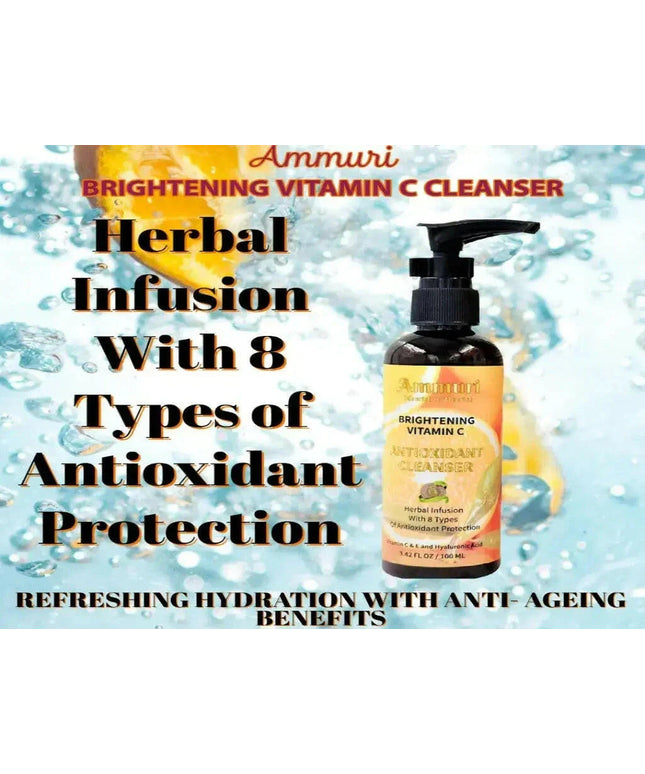 Vitamin C Facial Cleanser for Brightening & Antioxidant Protection | Ammuri