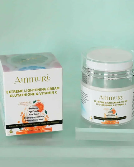Brightening Moisturiser Cream for Even Skin Tone on Face, Neck & Body | Ammuri-1
