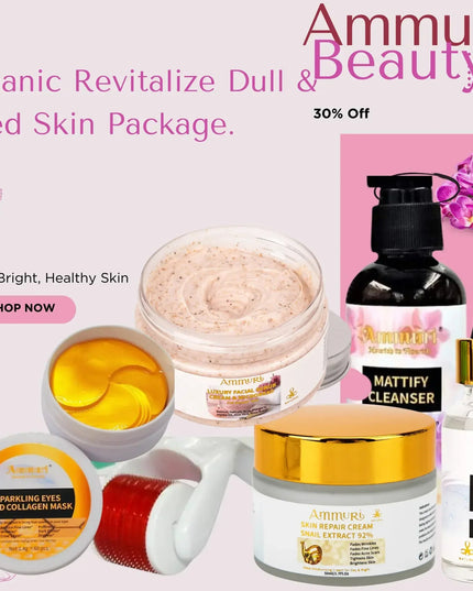 Natural Skincare Package for Dull Skin & Radiance | Ammuri