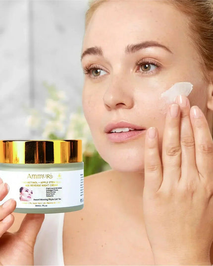 Apple Stem Cell Age Reverse Cream for Wrinkles & Skin Renewal | Ammuri
