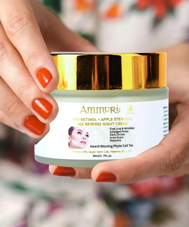 Apple Stem Cell Age Reverse Cream for Wrinkles & Skin Renewal | Ammuri