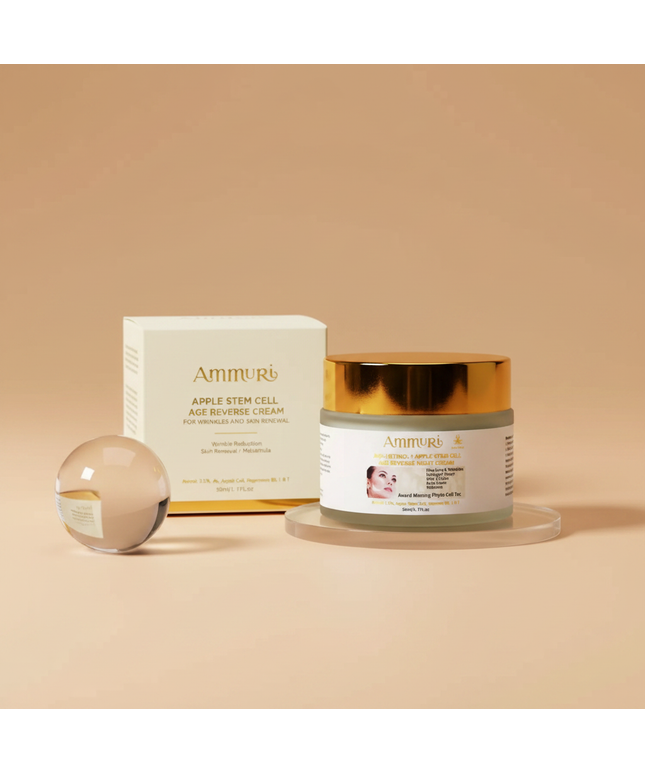 Apple Stem Cell Age Reverse Cream for Wrinkles & Skin Renewal | Ammuri
