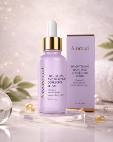 Kojic Acid & Alpha Arbutin Dark Spot Corrector Serum | Fade Hyperpigmentation | Ammuri