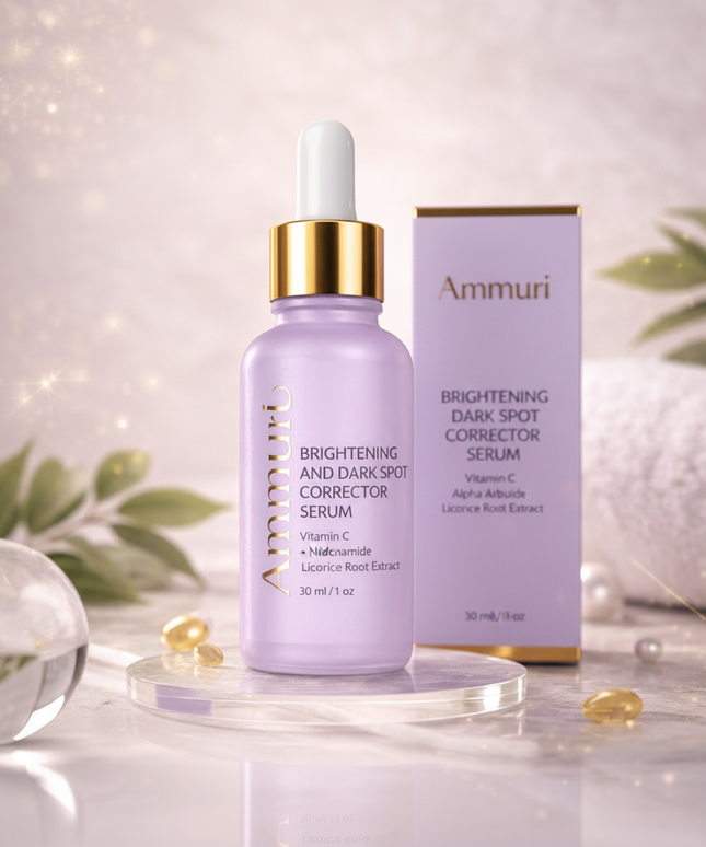 Kojic Acid & Alpha Arbutin Dark Spot Corrector Serum | Fade Hyperpigmentation | Ammuri