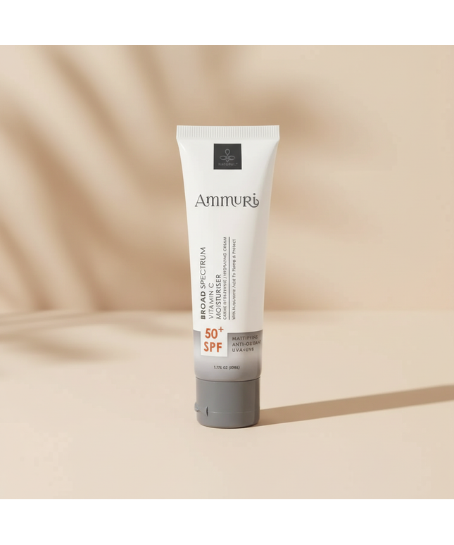 Vitamin C Day Cream SPF 50 for Brightening & Sun Protection | Ammuri