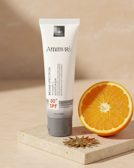 Vitamin C Day Cream SPF 50 for Brightening & Sun Protection | Ammuri