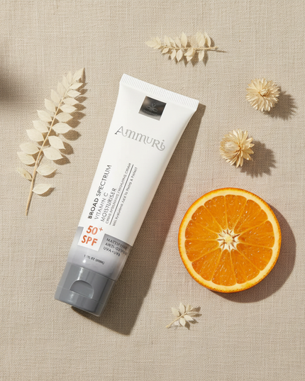 Vitamin C Day Cream SPF 50 for Brightening & Sun Protection | Ammuri