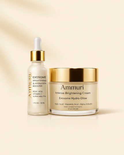 Lightening Set – Kojic Acid Serum & Exosome Cream SPF 50 for Pigmentation & Dark Spots | Ammuri-0