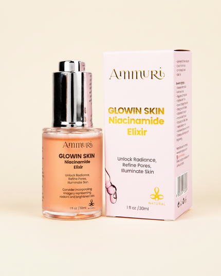 Niacinamide Brightening Face Serum for Dark Spots & Uneven Skin Tone | Ammuri