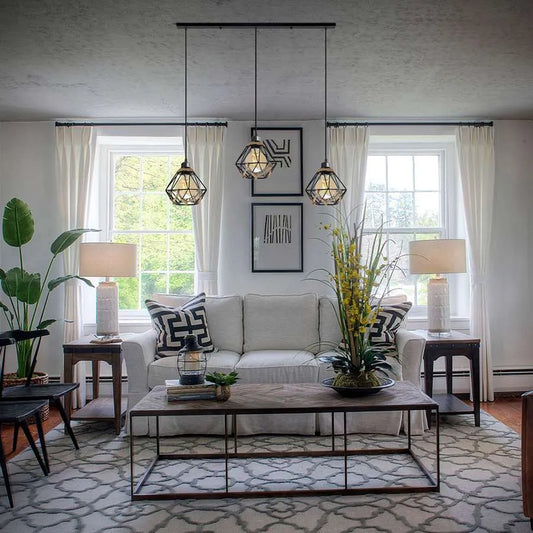 Industrial 3-Light Cage Pendant Hanging Light E27 ~ 5133