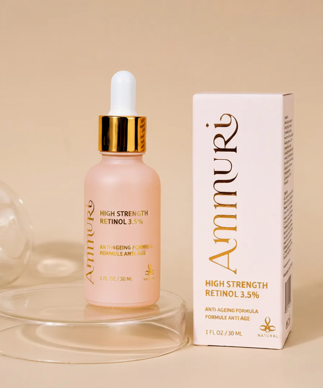 Retinol 3.5% Face Serum for Anti-Ageing & Skin Renewal | Ammuri
