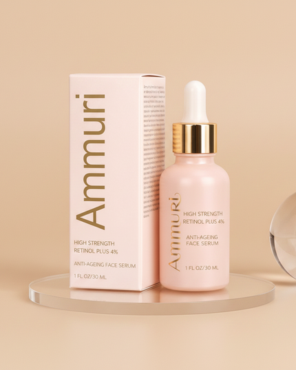 High Strength Retinol 4% Serum for Wrinkles & Dark Spots (30ml) | Ammuri