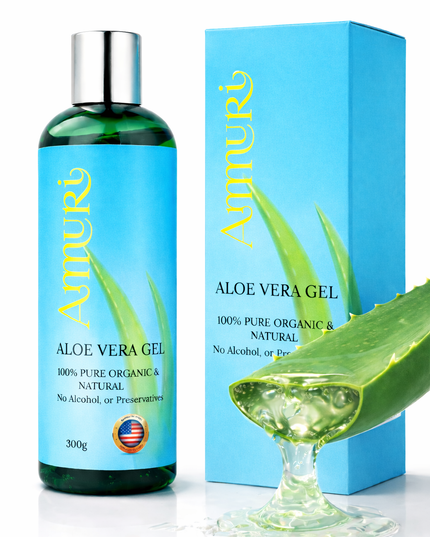 Organic Aloe Vera Gel for Natural Skin Relief & Hydration | Ammuri