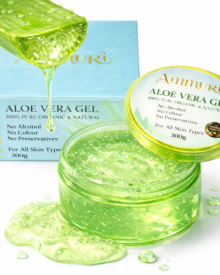 Organic Aloe Vera Gel 300g | Soothing, Hydration & After-Sun | Ammuri