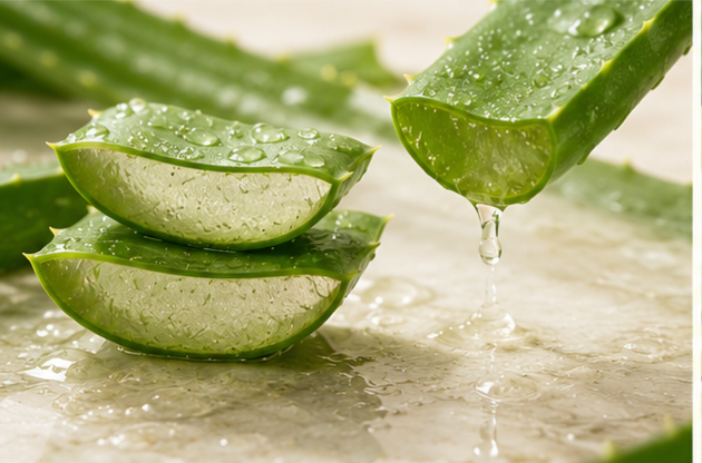 Organic Aloe Vera Gel Set for Face, Hair & Body Soothing | Ammuri