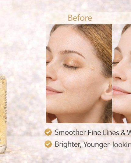 24K Gold Face Serum for Radiance & Anti-Ageing | Ammuri
